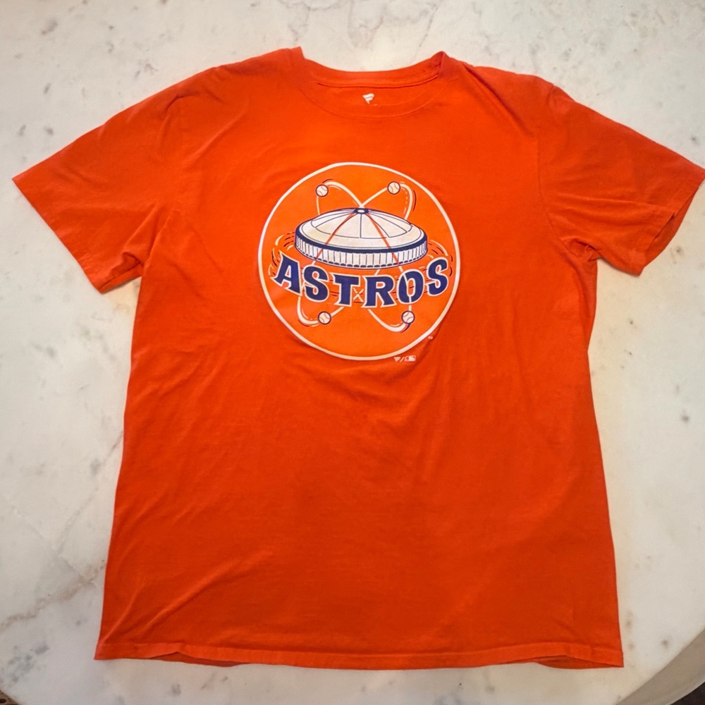 Fanatics Houston Astros T-Shirt Vibrant Orange Size Large